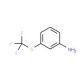 3-(Trifluoromethylthio)aniline (CAS 369-68-6) - chemical structure image
