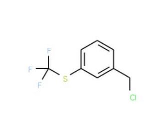 3-(Trifluoromethylthio)benzyl chloride (CAS 215732-90-4) - chemical structure image