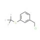 3-(Trifluoromethylthio)benzyl chloride (CAS 215732-90-4) - chemical structure image