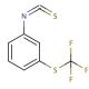 3-(Trifluoromethylthio)phenyl isothiocyanate (CAS 42729-26-0) - chemical structure image