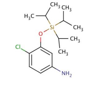 3-Triisopropylsilyloxy-4-chloroaniline - chemical structure image