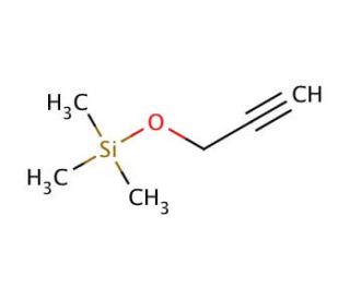 3-Trimethylsiloxy-1-propyne (CAS 5582-62-7) - chemical structure image