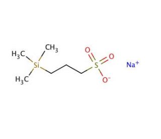 3-(Trimethylsilyl)-1-propanesulfonic acid sodium salt (CAS 2039-96-5) - chemical structure image