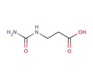 3-Ureidopropionic acid (CAS 462-88-4) - chemical structure image