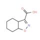 3a,4,5,6,7,7a-Hexahydro-benzo[d]isoxazole-3-carboxylic acid - chemical structure image