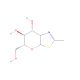 3a,6,7,7a-Tetrahydro-5-(hydroxymethyl)-2-methyl-(3aR,5R,6S,7R,7aR)-5H-pyrano[3,2-d]thiazole-6,7-diol - chemical structure ima