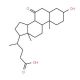 3alpha-Hydroxy-7-oxo-5beta-cholanic Acid (CAS 4651-67-6) - chemical structure image