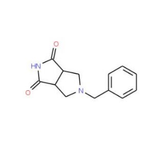 (3aR,6aS)-5-Benzyltetrahydropyrrolo[3,4-c]pyrrole-1,3(2H,3aH)-dione (CAS 370879-53-1) - chemical structure image