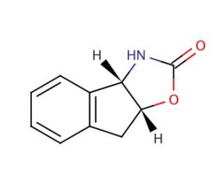 (3aS-cis)-(&minus;)-3,3a,8,8a-Tetrahydro-2H-indeno[1,2-d]oxazol-2-one (CAS 135969-64-1) - chemical structure image