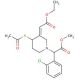 (3E)-4-(Acetylthio)-α-(2-chlorophenyl)-3-(2-ethoxy-2-oxoethylidene)-1-piperidineacetic Acid Methyl Ester (Mixture of Diastere