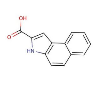 3H-benzo[e]indole-2-carboxylic acid (CAS 50536-72-6) - chemical structure image