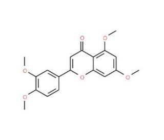 3&prime;,4&prime;,5,7-Tetramethoxyflavone (CAS 855-97-0) - chemical structure image