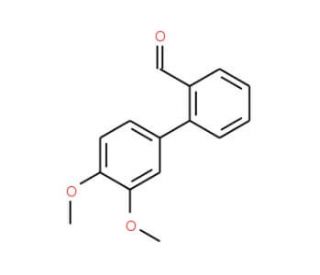 3&prime;,4&prime;-Dimethoxy-biphenyl-2-carbaldehyde (CAS 676348-35-9) - chemical structure image
