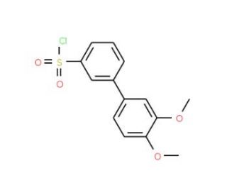 3&prime;,4&prime;-Dimethoxy-biphenyl-3-sulfonyl chloride - chemical structure image