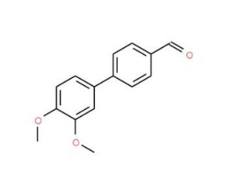 3&prime;,4&prime;-Dimethoxy-biphenyl-4-carbaldehyde (CAS 640769-65-9) - chemical structure image