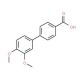 3′,4′-Dimethoxy-biphenyl-4-carboxylic acid (CAS 122294-10-4) - chemical structure image