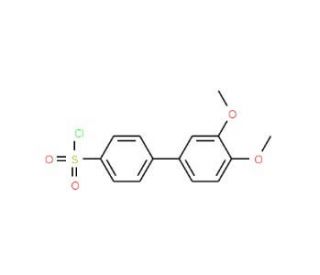 3&prime;-4&prime;-Dimethoxy-biphenyl-4-sulfonyl chloride - chemical structure image