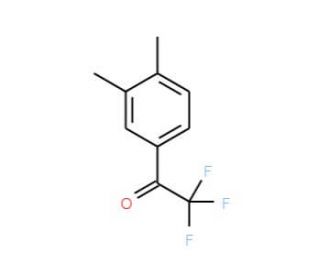 3&prime;,4&prime;-Dimethyl-2,2,2-trifluoroacetophenone (CAS 75833-26-0) - chemical structure image