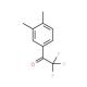 3′,4′-Dimethyl-2,2,2-trifluoroacetophenone (CAS 75833-26-0) - chemical structure image