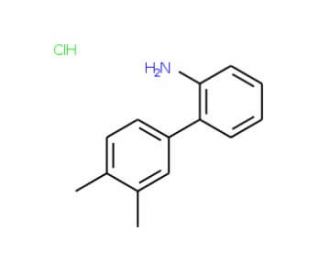 3&prime;,4&prime;-Dimethyl-biphenyl-2-ylamine hydrochloride (CAS 1049745-38-1) - chemical structure image