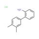 3′,4′-Dimethyl-biphenyl-2-ylamine hydrochloride (CAS 1049745-38-1) - chemical structure image