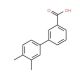 3′,4′-Dimethyl-biphenyl-3-carboxylic acid (CAS 728919-21-9) - chemical structure image