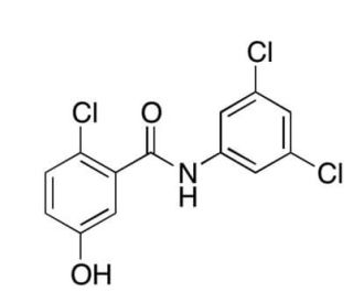 3&prime;,5,5&prime;-Trichlorosalicylanilide - chemical structure image