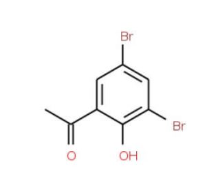 3&prime;,5&prime;-Dibromo-2&prime;-hydroxyacetophenone (CAS 22362-66-9) - chemical structure image