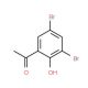 3′,5′-Dibromo-2′-hydroxyacetophenone (CAS 22362-66-9) - chemical structure image