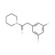 3′,5′-Difluorobenzene acetyl piperidine thioamide (CAS 289677-12-9) - chemical structure image