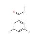 3′,5′-Difluoropropiophenone (CAS 135306-45-5) - chemical structure image