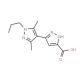 3′,5′-Dimethyl-1′-propyl-1H,1′H-[3,4′]bipyrazolyl-5-carboxylic acid (CAS 890621-62-2) - chemical structure image