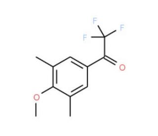 3&prime;,5&prime;-Dimethyl-4&prime;-methoxy-2,2,2-trifluoro-acetophenone (CAS 845823-08-7) - chemical structure image