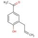 3′-Allyl-4′-hydroxyacetophenone (CAS 1132-05-4) - chemical structure image