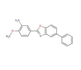 3&prime;-Amino-4&prime;-methoxy-phenyl-2-(p-phenyl)-benzoxazole (CAS 599201-51-1) - chemical structure image