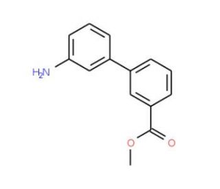 3&prime;-Amino-biphenyl-3-carboxylic acid methyl ester (CAS 168619-25-8) - chemical structure image