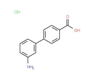 3&prime;-Amino-biphenyl-4-carboxylic acid hydrochloride - chemical structure image