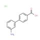 3′-Amino-biphenyl-4-carboxylic acid hydrochloride - chemical structure image