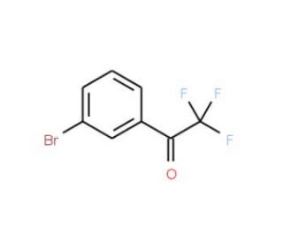 3&prime;-Bromo-2,2,2-trifluoroacetophenone (CAS 655-26-5) - chemical structure image