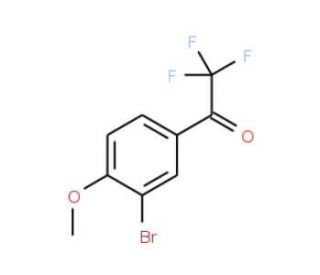 3&prime;-Bromo-4&prime;-methoxy-2,2,2-trifluoroacetophenone - chemical structure image