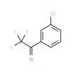 3′-Chloro-2,2,2-trifluoroacetophenone (CAS 321-31-3) - chemical structure image