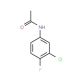 3′-Chloro-4′-fluoroacetanilide (CAS 877-90-7) - chemical structure image