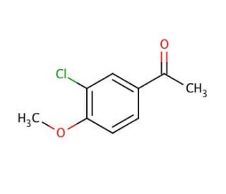 3&prime;-Chloro-4&prime;-methoxyacetophenone (CAS 37612-52-5) - chemical structure image