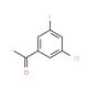 3′-Chloro-5′-fluoroacetophenone (CAS 842140-52-7) - chemical structure image