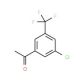 3′-Chloro-5′-(trifluoromethyl)acetophenone (CAS 886497-11-6) - chemical structure image