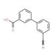 3′-Cyano-biphenyl-3-carboxylic acid (CAS 253878-93-2) - chemical structure image