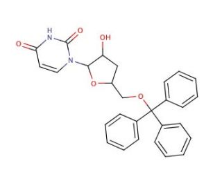 3&prime;-Deoxy-5&prime;-O-trityluridine (CAS 161110-05-0) - chemical structure image