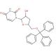 3′-Deoxy-5′-O-trityluridine (CAS 161110-05-0) - chemical structure image