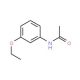 3′-Ethoxyacetanilide (CAS 591-33-3) - chemical structure image