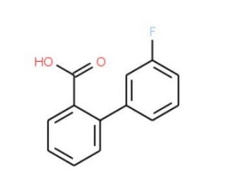 3&prime;-Fluoro-[1,1&prime;-biphenyl]-2-carboxylic acid (CAS 2094-03-3) - chemical structure image